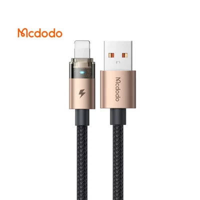 کابل شارژ آیفون لایتنینگ 3 آمپر کارپلی مک دودو مدل Mcdodo 3A CA-691 طول 1.2 متر