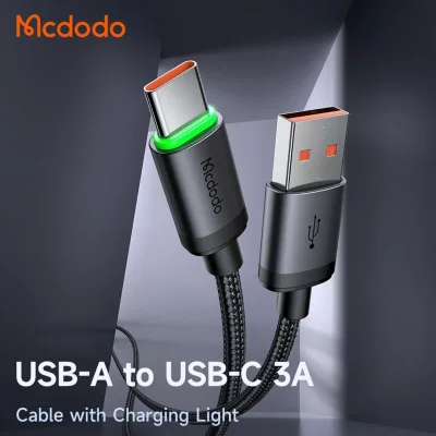 کابل شارژ تایپ سی 60 وات 3 آمپر مک دودو Mcdodo CA-396 طول 1 متر