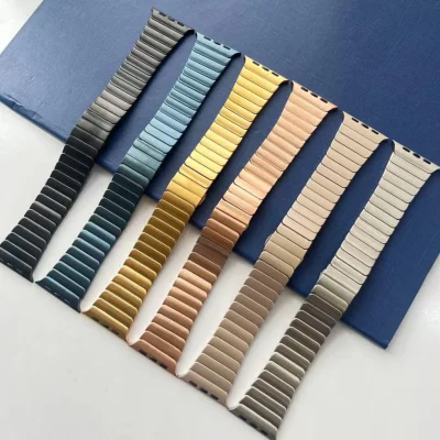 بند اپل واچ لینک استیل فلزی طرح Link Bracelet - تمامی سایزها - رنگ بندی