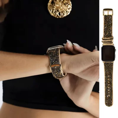 بند اپل واچ سواروسکی نگین دار مدل Swarovski CrystalLine - تمامی سایزها - رنگ بندی