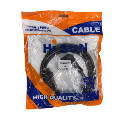 کابل برق لپ تاپ 3 پین ارت دار های سان طول 1.5 متر