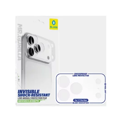 محافظ اطراف لنز دوربین گوشی موبایل بلوئو مدل Blueo Invisible Film مناسب آیفون 17 پرو اپل iPhone 17 Pro