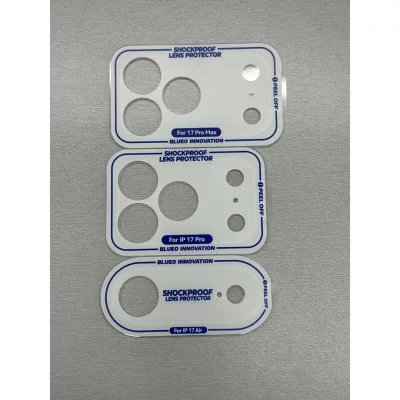 محافظ اطراف لنز دوربین گوشی موبایل بلوئو مدل Blueo Invisible Film مناسب آیفون 17 پرو اپل iPhone 17 Pro