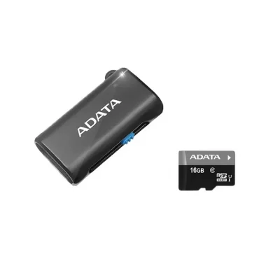 کارت حافظه‌ microSDHC ای دیتا Premier با میکرو ریدر ظرفیت 16 گیگابایت