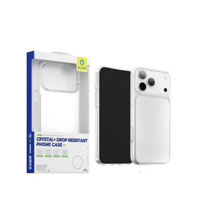 قاب آیفون 17 پرو شفاف بلوئو BLUEO Crystal+ iPhone 17 Pro