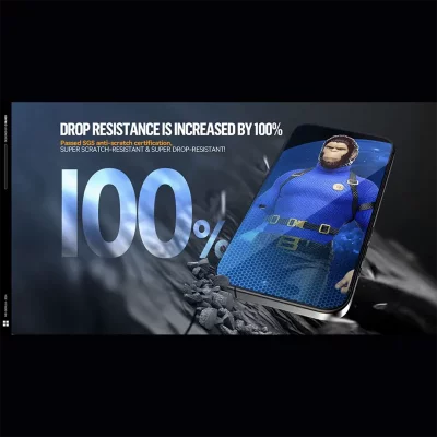 گلس آیفون 17 و آیفون 17 پرو و 16 پرو کریستالی با کیت نصب اتوماتیک بلوئو iPhone 17/17 Pro/16 Pro