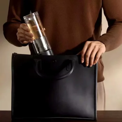 فلاسک شیشه‌ای دو جداره مسافرتی میجیا شیائومی MJBLB01PL