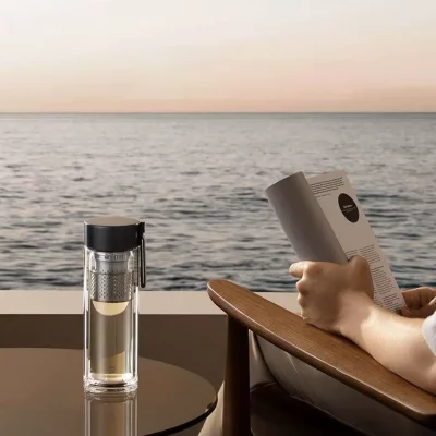 فلاسک شیشه‌ای دو جداره مسافرتی میجیا شیائومی MJBLB01PL