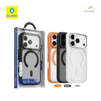 قاب آیفون 17 پرو مکس مگ سیف با پایه استند بلوئو Frosted Heat MagSafe iPhone 17 Pro Max