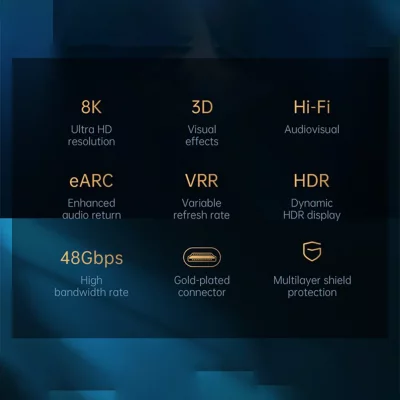 کابل HDMI کیفیت 8K مک دودو Mcdodo 8K HDMI V2.1 CA-8430 طول 2 متر