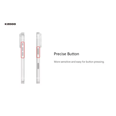 کاور نیمه شفاف نازک کی دوو مدل KZDOO Air Skin مناسب آیفون 17 پرو اپل iPhone 17 Pro