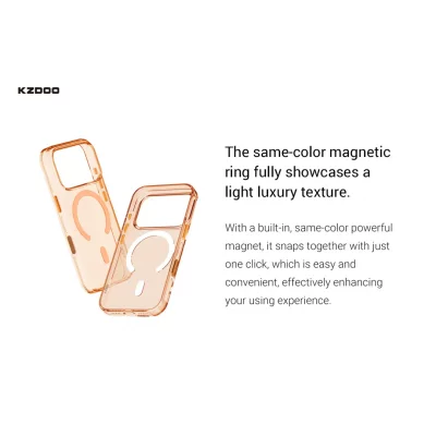 قاب آیفون 17 نرمال مگ سیف کی‌ زد دوو مدل KZDOO ICEGUARD iPhone 17