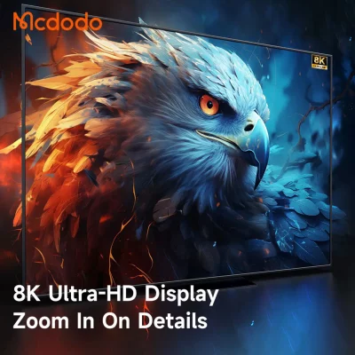 کابل شارژ تایپ سی و انتقال تصویر 240 وات مک دودو USB4 CA-299 طول 1.2 متر