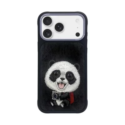 قاب آیفون 17 پرو مکس پاندا مشکی نیمی Nimmy Big Eyes Cute Pet 2.0 iPhone 17 Pro Max