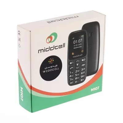 گوشی موبایل ساده میدسل مدل Middcell M107 دو سیم کارت - رجیستر شده