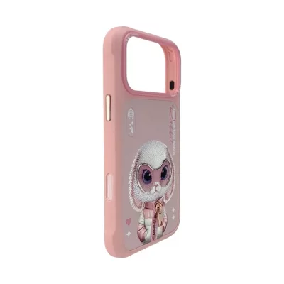 کاور آیفون 17 پرو مکس خرگوش صورتی نیمی Nimmy Cool & Cute 2.0 iPhone 17 Pro Max