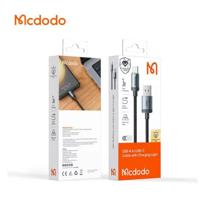 کابل شارژ تایپ سی 60 وات 3 آمپر مک دودو Mcdodo CA-396 طول 1 متر