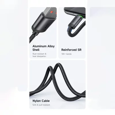 کابل شارژ تایپ سی 60 وات 3 آمپر مک دودو Mcdodo CA-396 طول 1 متر