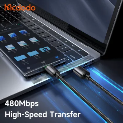کابل شارژ تایپ سی 60 وات 3 آمپر مک دودو Mcdodo CA-396 طول 1 متر