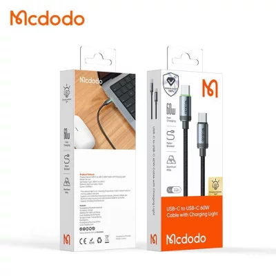 کابل شارژ تایپ سی 60 وات 3 آمپر مک دودو Mcdodo PD CA-441 طول 1 متر