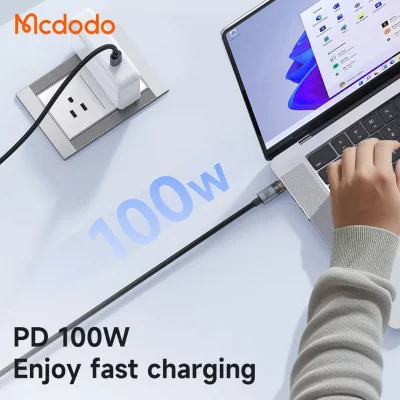 کابل شارژ تایپ سی به تایپ سی 100 وات مک دودو Mcdodo CA-558 طول 1.2 متر