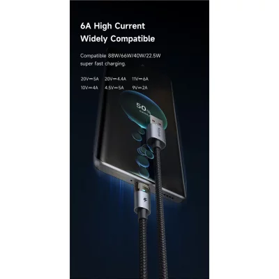 کابل شارژ تایپ سی 100 وات سوپر فست مک دودو Mcdodo CA-689 طول 1.2 متر