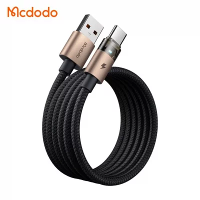 کابل شارژ تایپ سی 100 وات 6 آمپر سوپر فست مک دودو Mcdodo CA-689 طول 1.2 متر