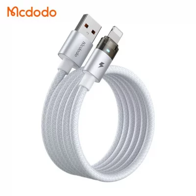 کابل شارژ آیفون لایتنینگ 3 آمپر کارپلی مک دودو مدل Mcdodo 3A CA-691 طول 1.2 متر