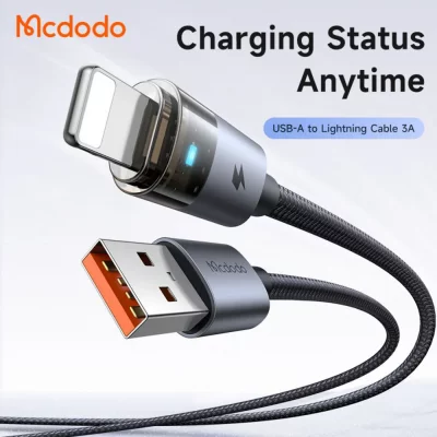 کابل تبدیل USB به لایتنینگ مک دودو مدل Mcdodo Lightning 3A CA-6910 طول 1.2 متر