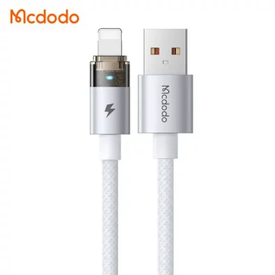 کابل شارژ آیفون لایتنینگ 3 آمپر کارپلی مک دودو مدل Mcdodo 3A CA-691 طول 1.2 متر