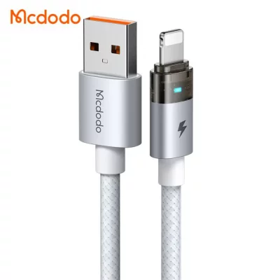 کابل شارژ آیفون لایتنینگ 3 آمپر کارپلی مک دودو مدل Mcdodo 3A CA-691 طول 1.2 متر