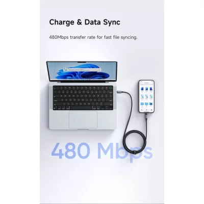 کابل شارژ آیفون تایپ سی به لایتنینگ 36 وات کارپلی مک دودو مدل Mcdodo CA-694 طول 1.2 متر