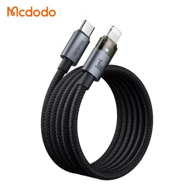 کابل شارژ آیفون تایپ سی به لایتنینگ 36 وات کارپلی مک دودو مدل Mcdodo CA-694 طول 1.2 متر