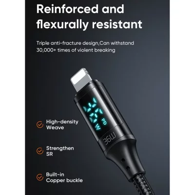 کابل شارژ آیفون تایپ سی به لایتنینگ 36 وات دیجیتال مک دودو مدل Mcdodo CA-1030 طول 1.2 متر