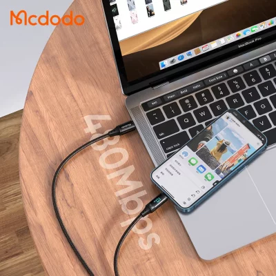 کابل تبدیل تایپ سی به لایتنینگ مک دودو مدل Mcdodo Lightning 36W CA-103 طول 1.2 متر