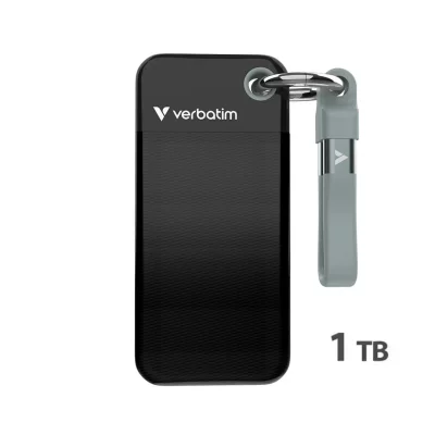 هارد اکسترنال 1 ترابایت اس اس دی ورباتیم Verbatim Pocket SSD 1TB