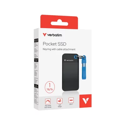 هارد اکسترنال 1 ترابایت اس اس دی ورباتیم Verbatim Pocket SSD 1TB