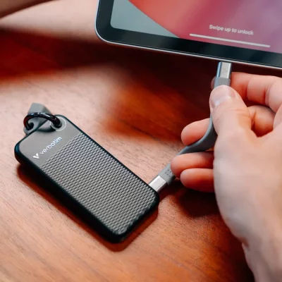 هارد اکسترنال 1 ترابایت اس اس دی ورباتیم Verbatim Pocket SSD 1TB