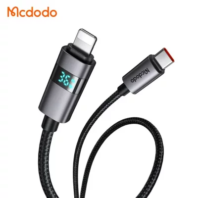 کابل تبدیل تایپ سی به لایتنینگ مک دودو مدل Mcdodo Lightning 36W CA-657 طول 1.2 متر