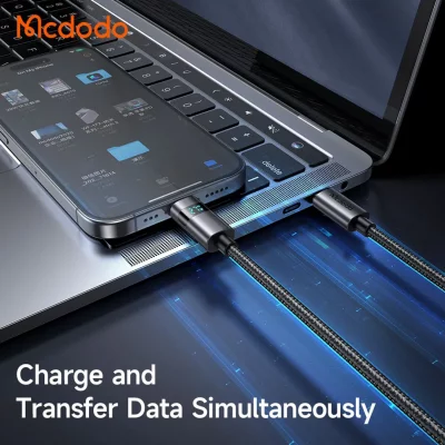 کابل شارژ آیفون تایپ سی به لایتنینگ 36 وات کارپلی مک دودو مدل Mcdodo CA-6570 طول 1.2 متر