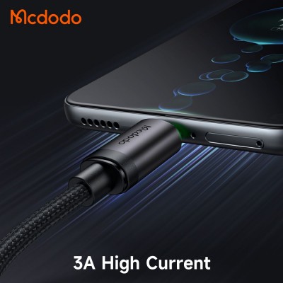 کابل شارژ میکرو یو اس بی 3 آمپر مک دودو مدل Mcdodo MicroUSB CA-3990 طول 1 متر