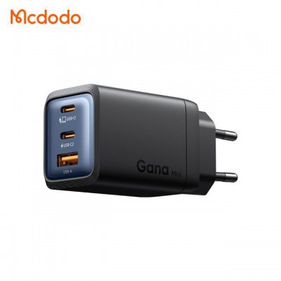 شارژر 67 وات سوپر فست شارژ 3 پورت مک دودو Mcdodo 67W mini GaN CH-097