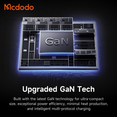 شارژر 67 وات سوپر فست شارژ 3 پورت مک دودو Mcdodo 67W mini GaN CH-097