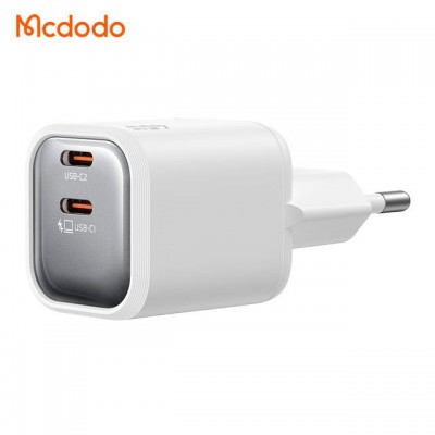 شارژر 45 وات سوپر فست شارژ 2 پورت مک دودو Mcdodo 45W Gana Mini CH-100