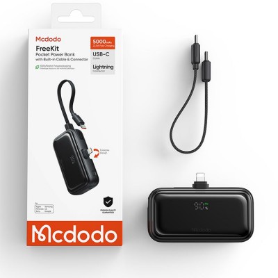 پاوربانک 22.5 وات جیبی مک دودو Mcdodo FreeKit MC-780 ظرفیت 5000 میلی آمپر