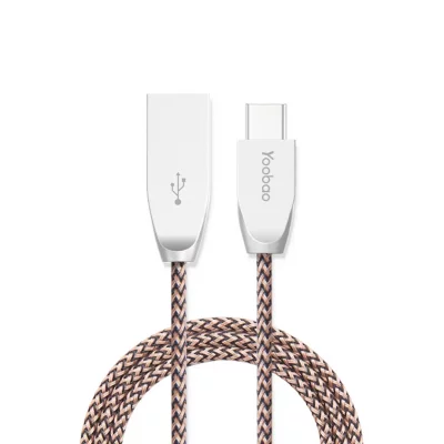 کابل شارژ تایپ سی یوبائو Yoobao USB-C YB-412 طول 1 متر