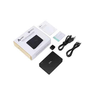 شارژر رومیزی 6 پورت آکی مدل PA-T11 Quick Charge 3.0