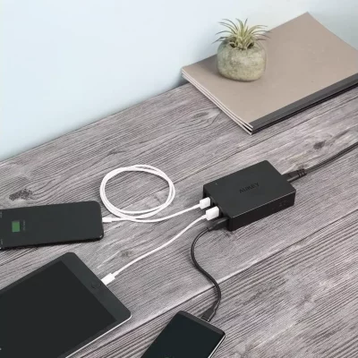 شارژر رومیزی 6 پورت آکی مدل PA-T11 Quick Charge 3.0