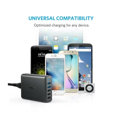 شارژر رومیزی 5 پورت انکر مدل A2054 PowerPort Speed 5