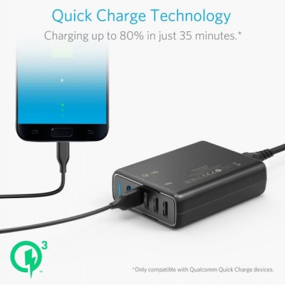 شارژر رومیزی 5 پورت انکر مدل A2054 PowerPort Speed 5